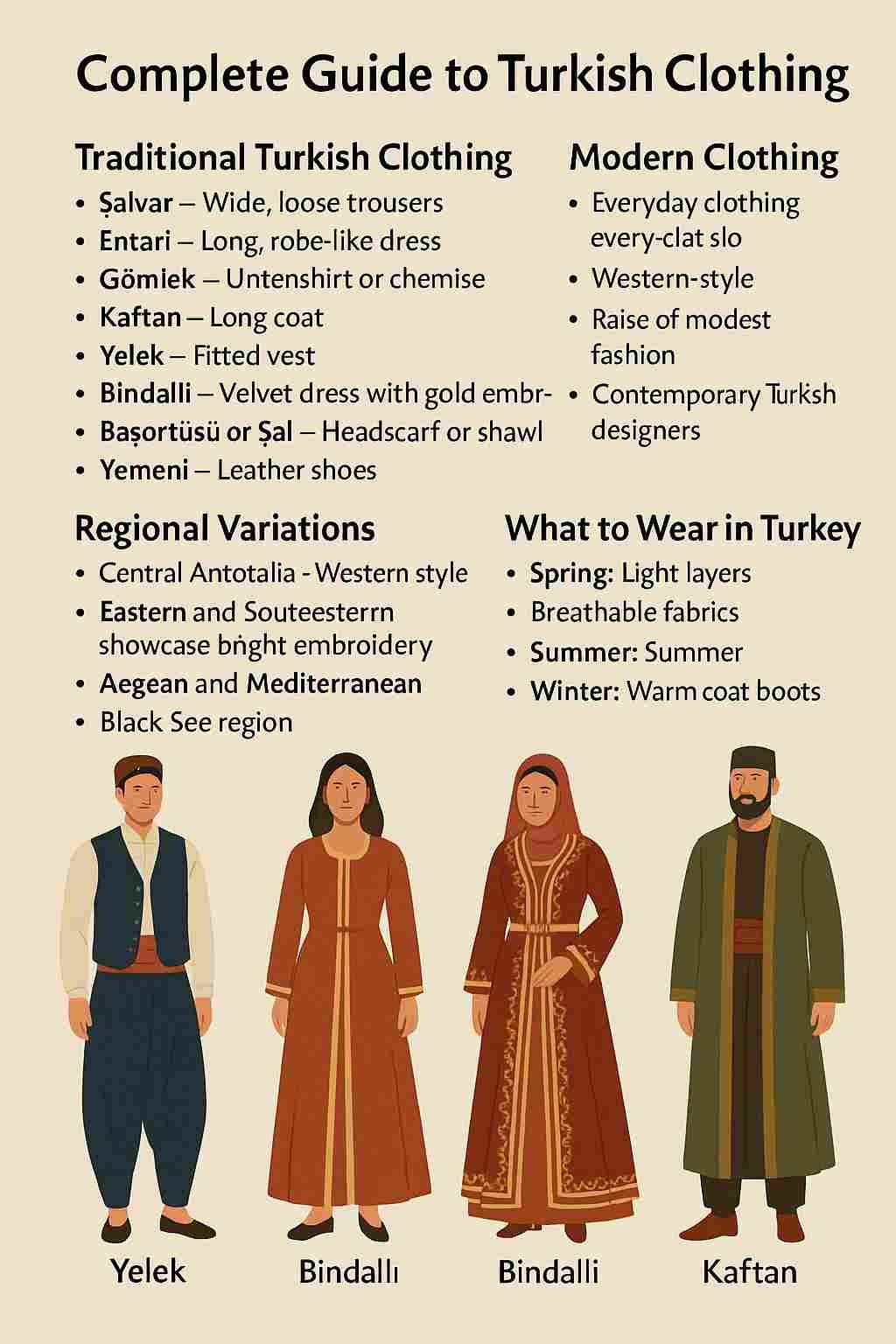 Complete Guide to Turkish Clothing