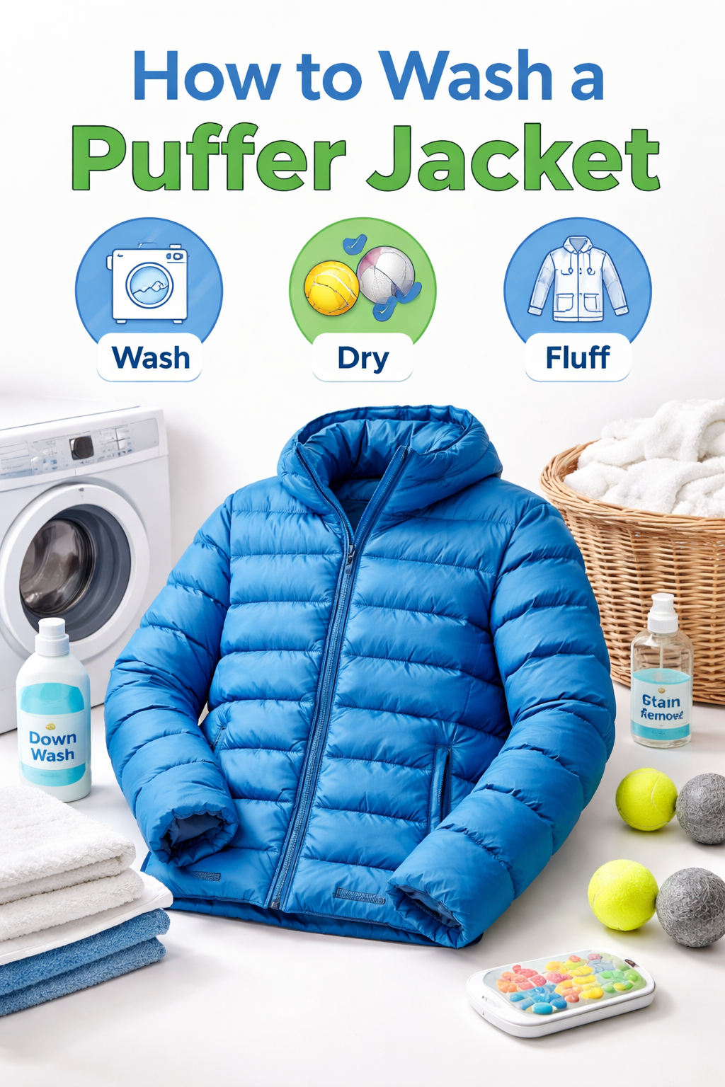 How to Wash a Puffer Jacket