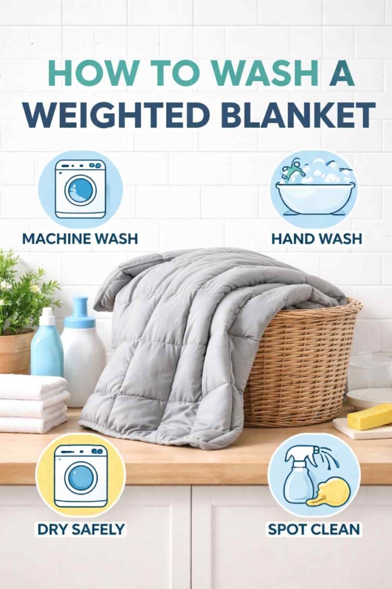 How to Wash a Weighted Blanket Safely (Easy Step-by-Step Guide)