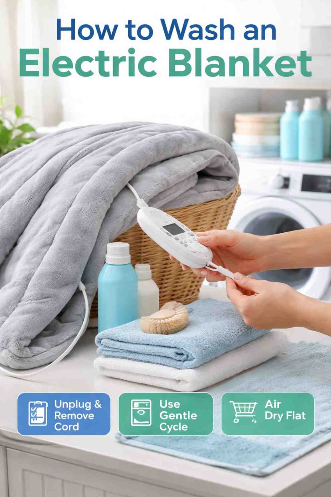 How to Wash an Electric Blanket